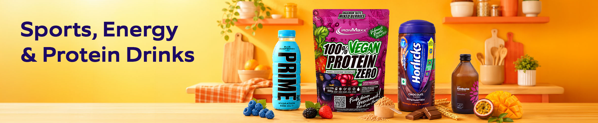 Sports, Energy & Protein Drinks